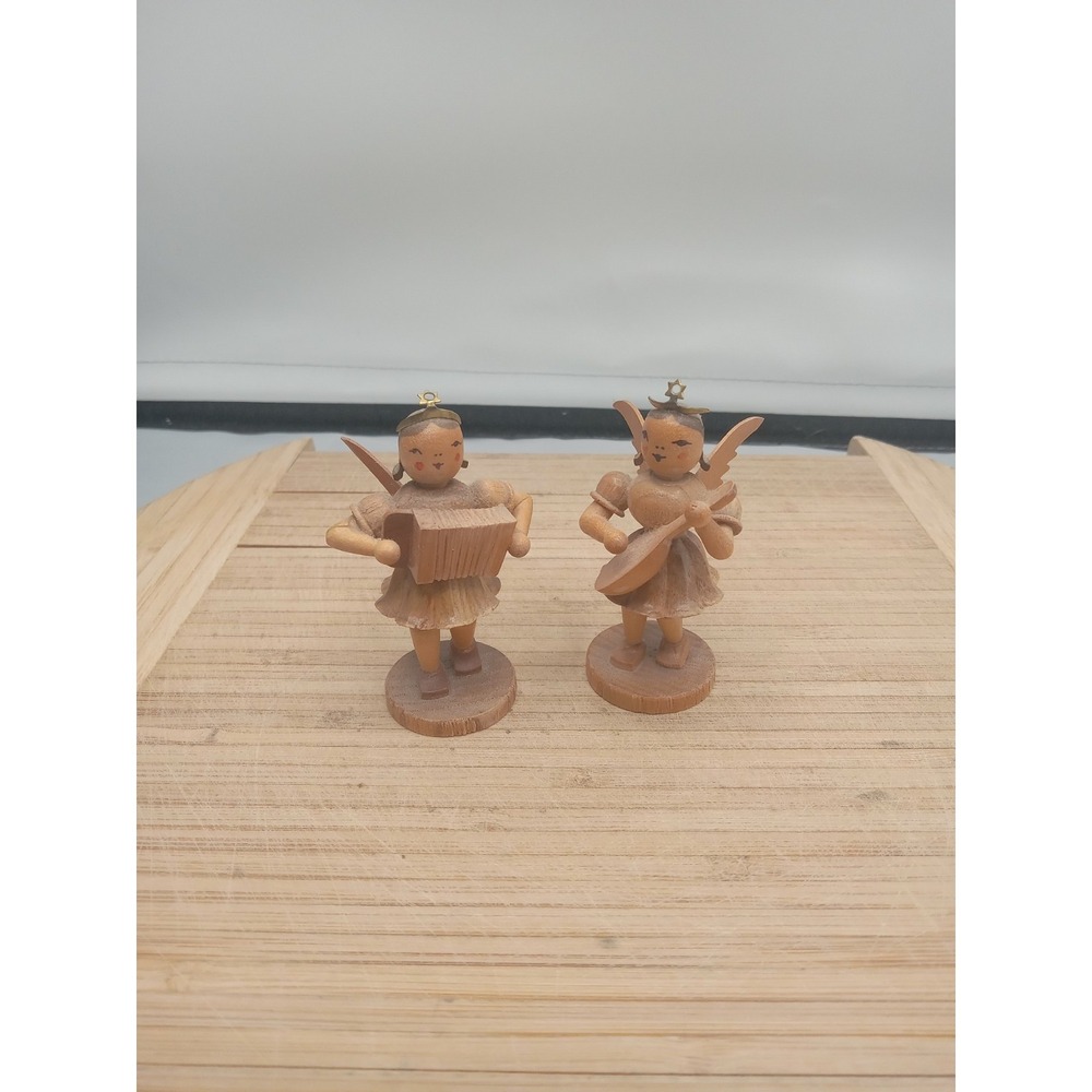 2 Vintage Erzgebirge Blank Angels